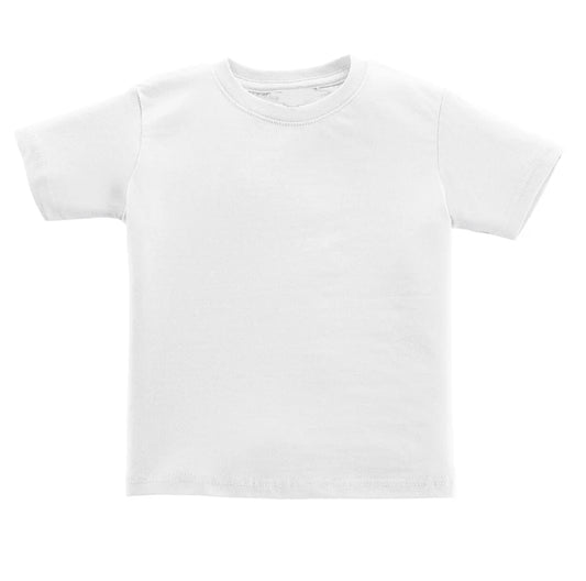 White Knit Short Sleeve T-shirt